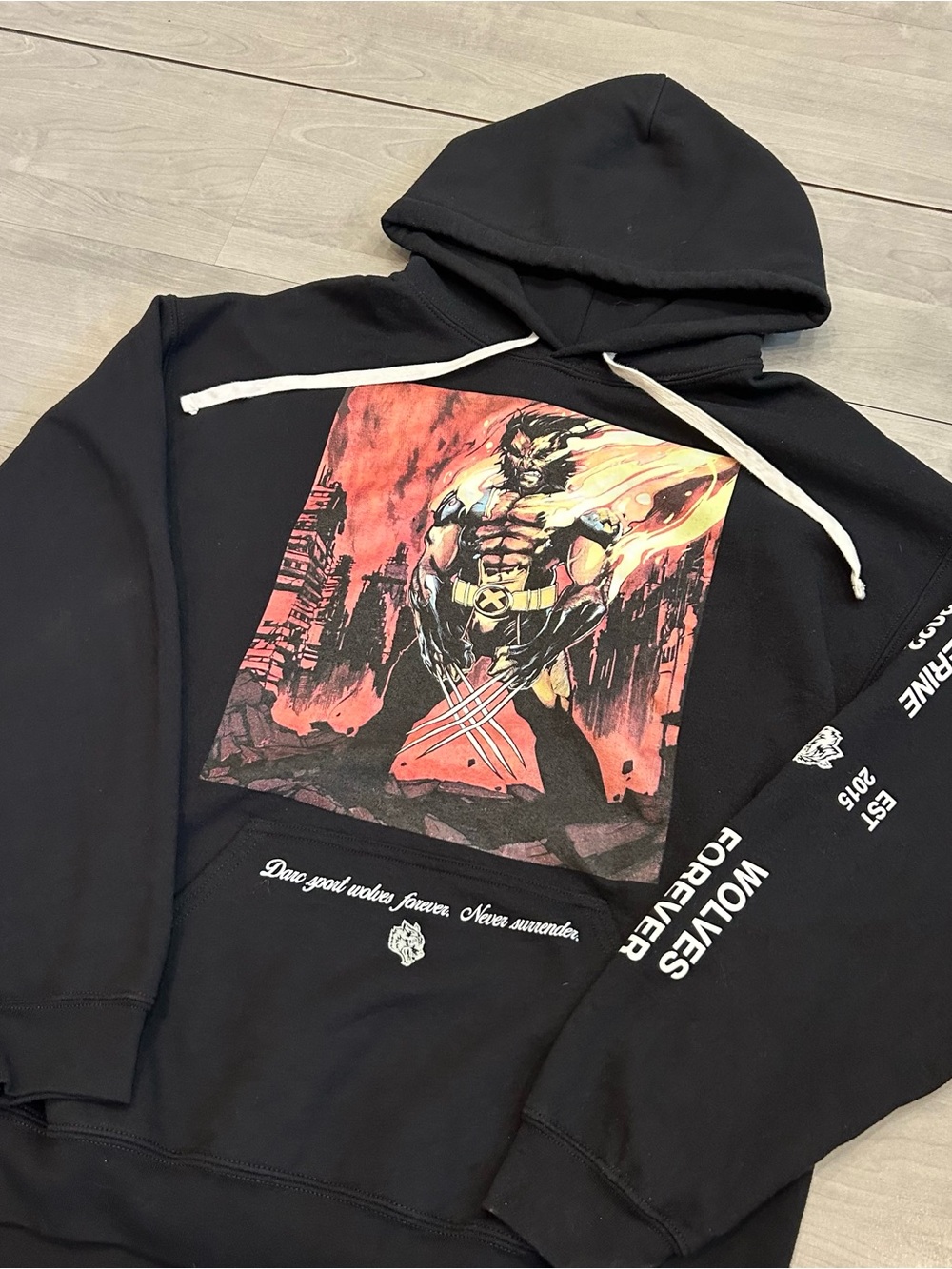 Darc Sport x Marvel Wolverine Hero Elite Graphic Hoodie Mens M 151/1000 Limited